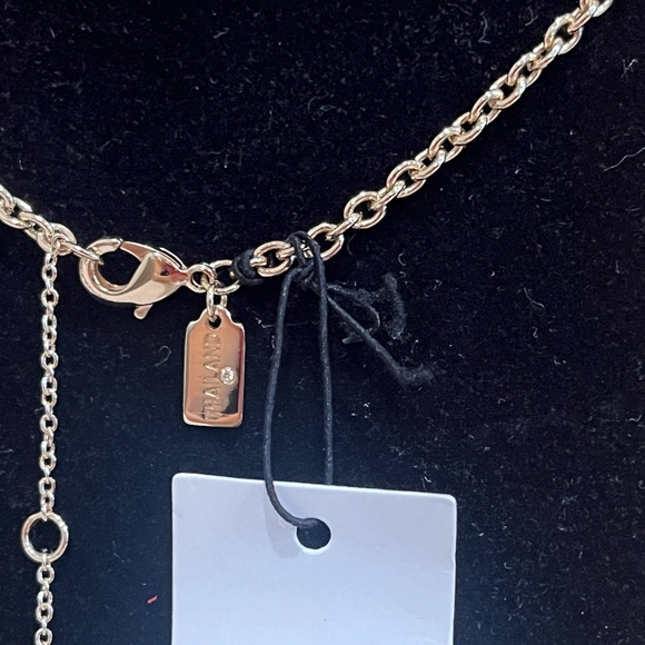 COACH Signature C Link Necklace New - Picture 7 of 8